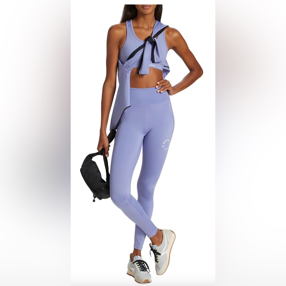 7 Days Active Rivet High-Waisted Leggings